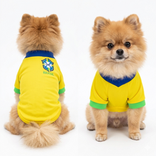 Cargar imagen en el visor de la galería, Playera Seleccion Brasil Perro Jersey Mundial 2026 Gato Mascota