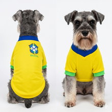 Cargar imagen en el visor de la galería, Playera Seleccion Brasil Perro Jersey Mundial 2026 Gato Mascota