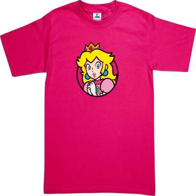 Playera Princesa Peach Gamer Mario Mod 1