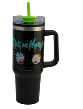 Cargar imagen en el visor de la galería, Rick and Morty Termo Alto Doble Pared Con Asa Y Popote Capacidad 1. 2 L