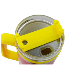 Cargar imagen en el visor de la galería, Snoopy Termo Alto Doble Pared Con Asa Y Popote Rojo Snoopy & Friends, Peanuts, Capacidad 1.2 L