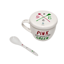 Cargar imagen en el visor de la galería, Wicked Taza de Porcelana con Tapa, Cuchara y Caja de Regalo Wicked 580ml