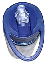 Cargar imagen en el visor de la galería, Stitch Botella de Plástico Doble Pared con Diamantina “Cute Trouble” Tapa con Asa y Popote Plegable Capacidad 500 ml