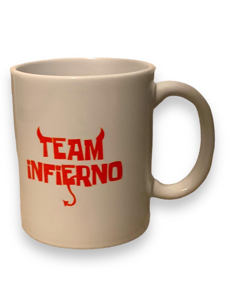 Taza Team Infierno La Casa de los famosos Ceramica 11 onzas (325ml)