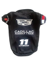 Cargar imagen en el visor de la galería, Playera F1 Checo Perez Cadillac Para Mascota Formula 1 Perro o Gato