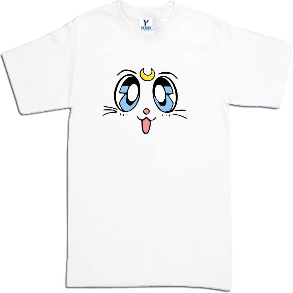 Playera Artemis o Luna Gato Sailor Dama / Caballero o Infantil Cosplay Fiesta Evento