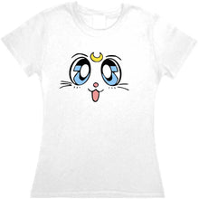 Cargar imagen en el visor de la galería, Playera Artemis o Luna Gato Sailor Dama / Caballero o Infantil Cosplay Fiesta Evento