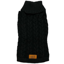 Cargar imagen en el visor de la galería, Sueter Tejido para Perro con Cuello Alto, Diseño de Cable