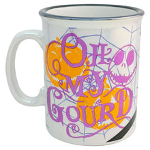 Cargar imagen en el visor de la galería, Jack Skellington Tarro Iridiscente Mega Jumbo para Bebidas Calientes, Modelo El Extraño Mundo de Jack, Taza Coleccionable, 790 ml