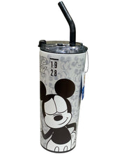 Cargar imagen en el visor de la galería, Mickey Mouse & Donald Vaso Termo doble Pared Acero Inoxidable con tapa y Popote