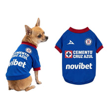 Cargar imagen en el visor de la galería, Playera Cruz Azul Jersey Para mascota Perro o Gato varias tallas disponibles