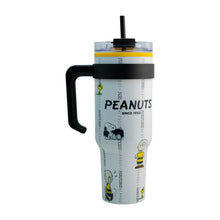 Cargar imagen en el visor de la galería, Snoopy Termo Alto doble pared con tapa hermetica Chrlie Brown Woodstock Peanuts capacidad 1.2L