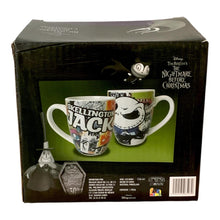 Cargar imagen en el visor de la galería, Taza Jack Skellington Taza Belly de Porcelana El Extraño Mundo de Jack Capacidad 500 ml con Caja de Regalo