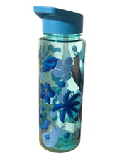 Cargar imagen en el visor de la galería, Stitch Botella Tapa con Asa y Popote Plegable de Plástico, Capacidad 700 ml