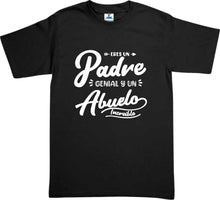 Cargar imagen en el visor de la galería, Playera eres un padre genial y un abuelo increible dia del padre