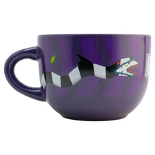Cargar imagen en el visor de la galería, Beetlejuice Taza Jumbo Bitono, Diseño Sandworm, Beetlejuice la Película, Tarro Multiusos, Capacidad 820 ml, Morado