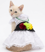 Cargar imagen en el visor de la galería, Disfraz Vestido Jarocha Veracruzana Mexicano Para Mascota Perro Gato Fiestas Patrias