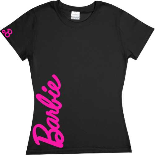 Playera Barbie Vertical manga corta Dama / Caballero / Infantil