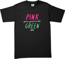Cargar imagen en el visor de la galería, Playera Pink Goes with Green Wicked