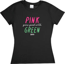 Cargar imagen en el visor de la galería, Playera Pink Goes with Green Wicked