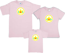 Cargar imagen en el visor de la galería, Set 3 Mario Luigi Princesa Peach Playeras Familia Evento Fiesta Juego Papá Mamá Infantil Cosplay