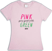 Cargar imagen en el visor de la galería, Playera Pink Goes with Green Wicked