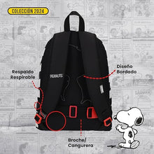 Cargar imagen en el visor de la galería, Snoopy Mochila Grande con cangurera Peanuts