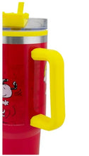 Cargar imagen en el visor de la galería, Snoopy Termo Alto Doble Pared Con Asa Y Popote Rojo Snoopy & Friends, Peanuts, Capacidad 1.2 L