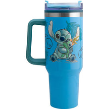 Cargar imagen en el visor de la galería, Stitch Termo Alto Jumbo Con Asa Y Popote Stitch & Trapos Lilo & Stitch