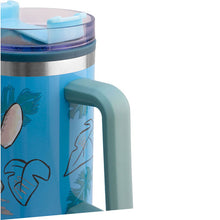 Cargar imagen en el visor de la galería, Stitch Termo Alto Jumbo Con Asa Y Popote Stitch & Trapos Lilo & Stitch