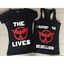 Cargar imagen en el visor de la galería, Playera Hunger Games Sinsajo Juegos Del Hambre