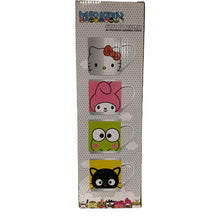 Cargar imagen en el visor de la galería, Set Hello Kitty Sanrio 4 Tarros Apilables 4 Personajes Keroppi My Melody 330 ml Tazas Ceramica