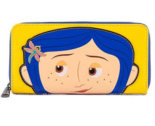 Cargar imagen en el visor de la galería, Coraline Loungefly Cartera Impermeable Monedero