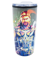 Cargar imagen en el visor de la galería, Thor Love and Thunder Vaso Termo Doble Capa Acero Inoxidable 450 Mls