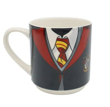 Cargar imagen en el visor de la galería, Set Harry Potter 4 Tarros Apilables 4 casas de Hogwarts Uniforme 330 ml Tazas Ceramica Gryffindor, Slytherin, Ravenclaw, Hufflepuff