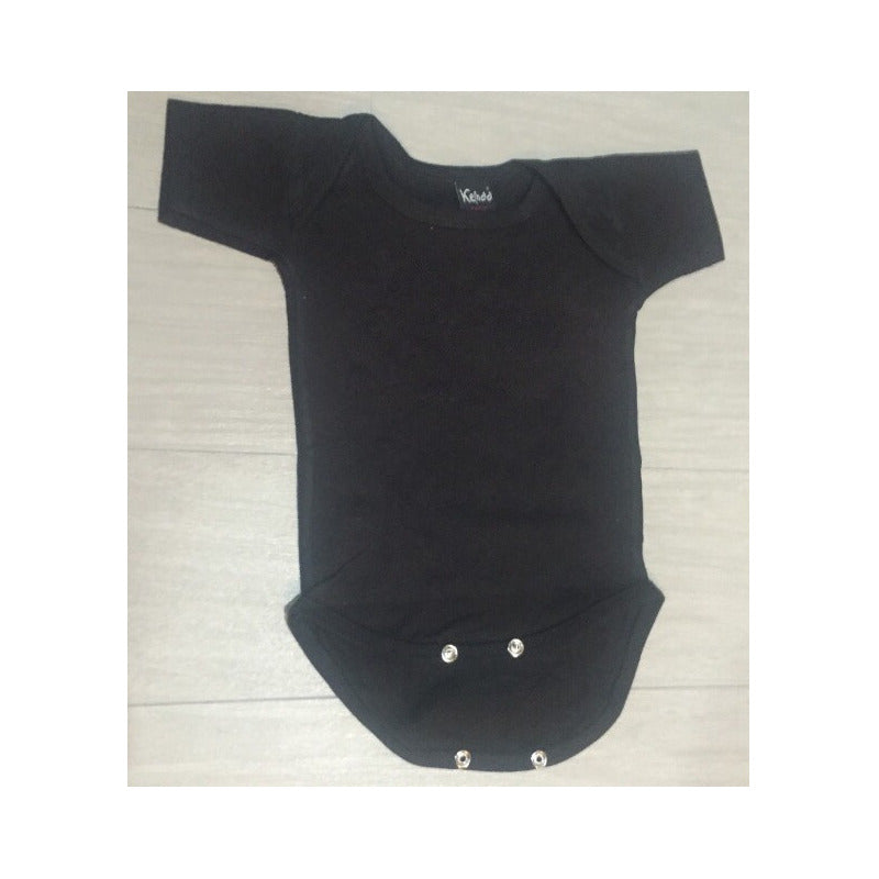 Pkt 12 Pañaleros Lisos Negros 18 Meses