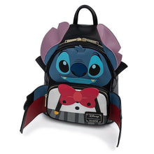 Cargar imagen en el visor de la galería, Lilo y Stitch Loungefly Bolso Mini Back Pack Mochila Vampiro Stitch