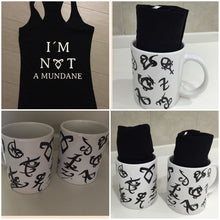 Cargar imagen en el visor de la galería, Pkt Playera Y Taza Cazadores De Sombras Shadowhunters