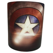 Cargar imagen en el visor de la galería, Capitan America Taza Mágica Fondo Rojo