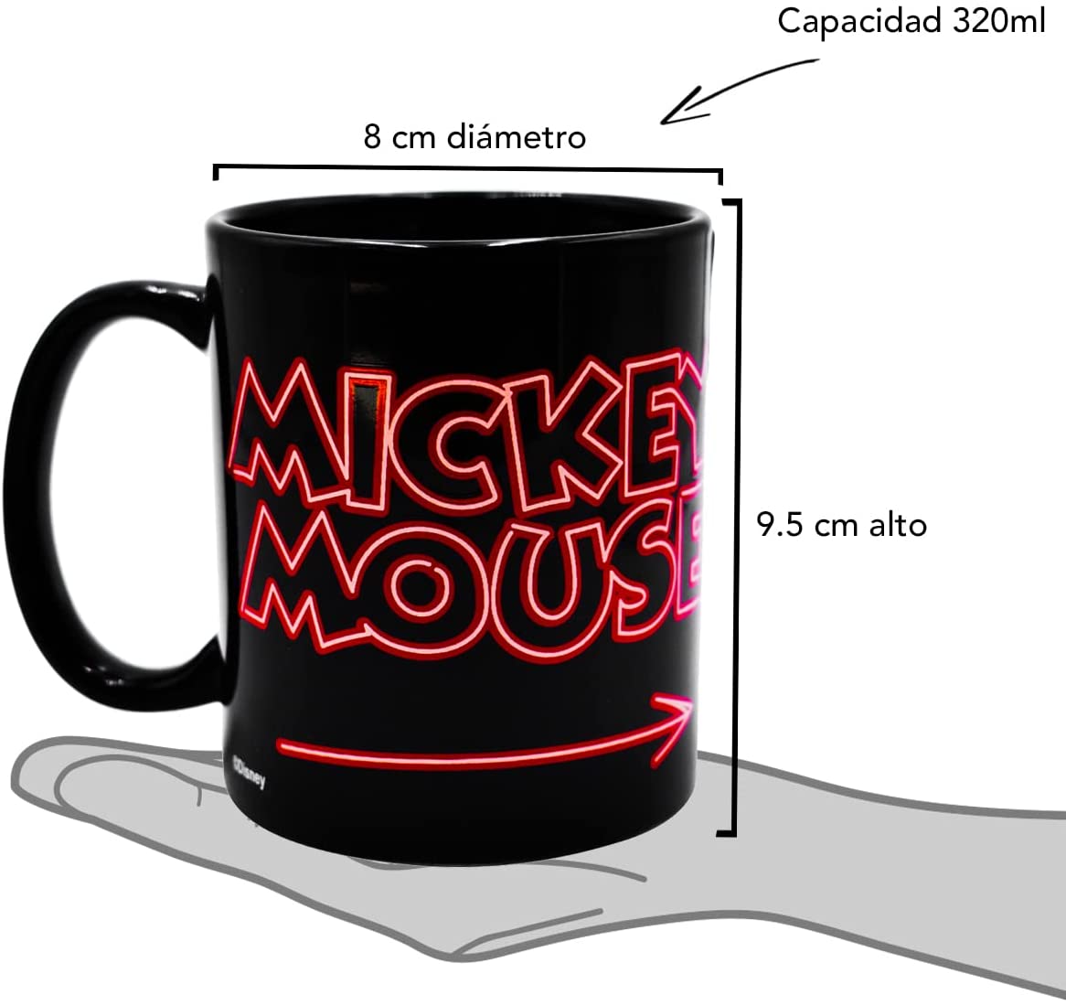 Taza de Cerámica Mickey Mouse 340 ml