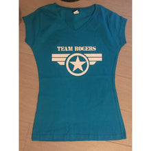 Cargar imagen en el visor de la galería, Playera Civil War Team Rogers Capitan America