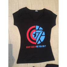 Cargar imagen en el visor de la galería, Playera Civil War Capitan America Ironman Reactor