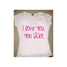 Cargar imagen en el visor de la galería, Playera Gilmore Girls I Love You Idiot Rory