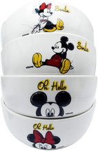 Cargar imagen en el visor de la galería, Vajilla Porcelana Disney Mickey & Minnie Mouse 12pz