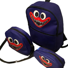 Cargar imagen en el visor de la galería, Pkt Escolar Huggy Wuggy 3 Pzs Mochila Lonchera y lapicera