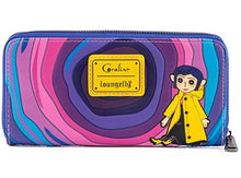 Cargar imagen en el visor de la galería, Coraline Loungefly Cartera Impermeable Monedero