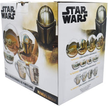 Cargar imagen en el visor de la galería, Vajilla Baby Yoda Mandalorian Star Wars 12 Piezas Porcelana Colección Mando Grogu
