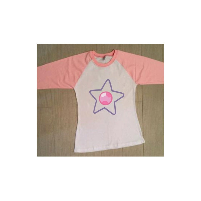 Steven Universe Playera Gem Manga 3/4 Dama