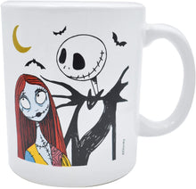Cargar imagen en el visor de la galería, Jack & Sally Tarro / Taza Ceramica El extraño mundo de Jack Nightmare Before Christmas 473 ml