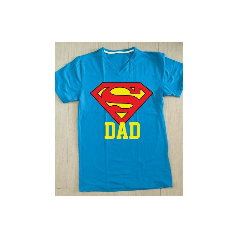 Pkt 2 Playeras Superman 1adulto Y 1 Infantil Personalizadas